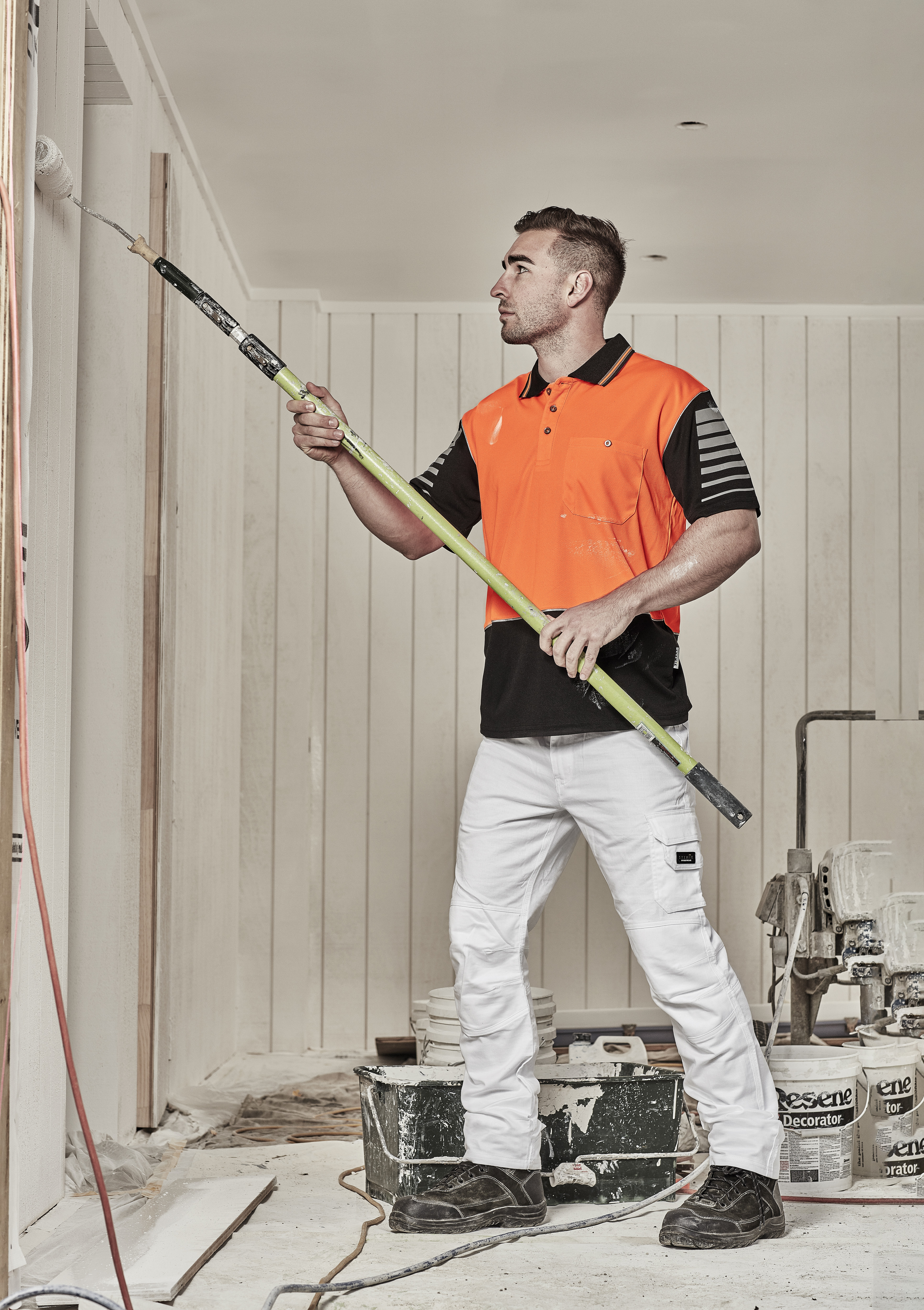 Syzmik Mens Hi Vis Zone Polo