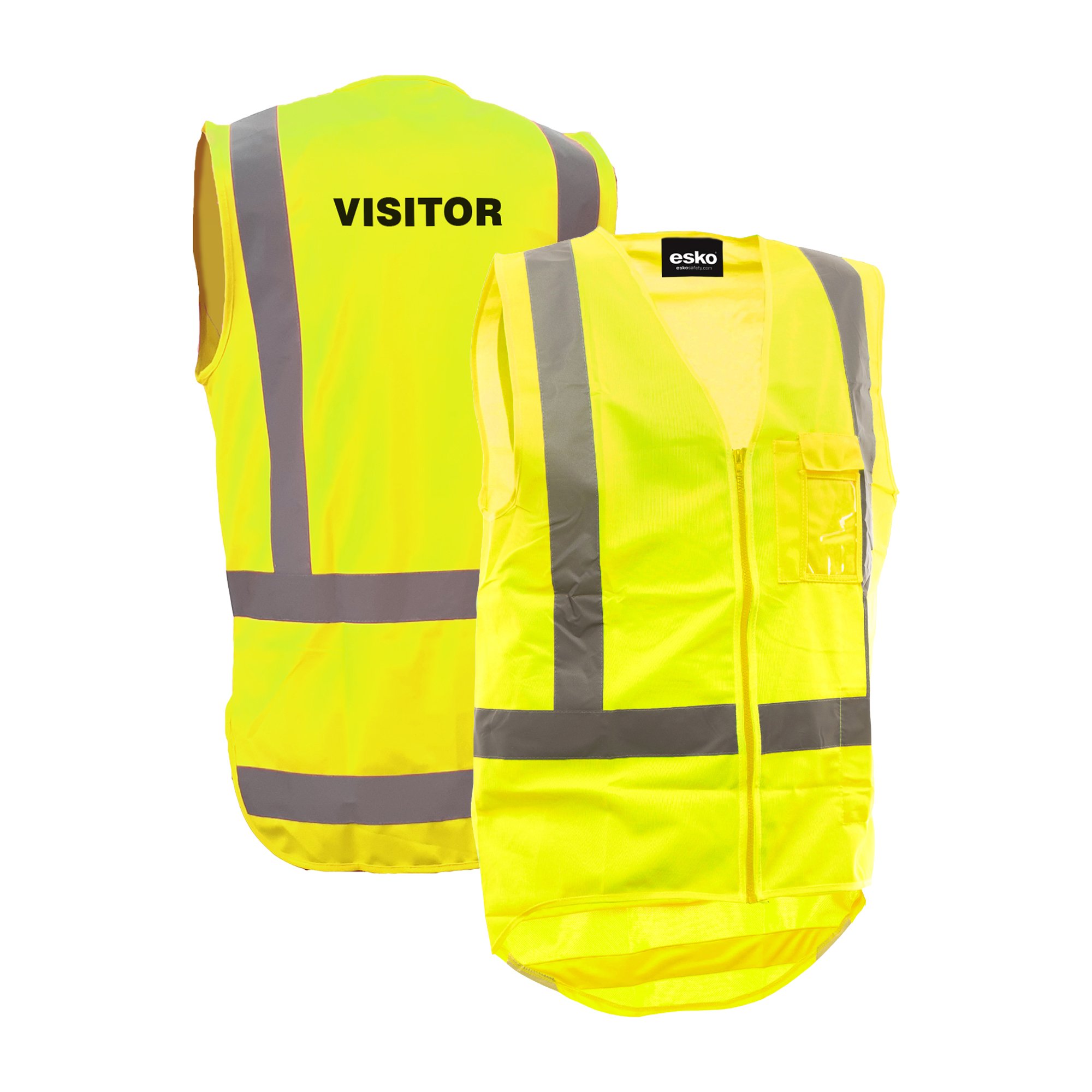 DN H-Back Visitor Hi-Vis Vest - Yellow