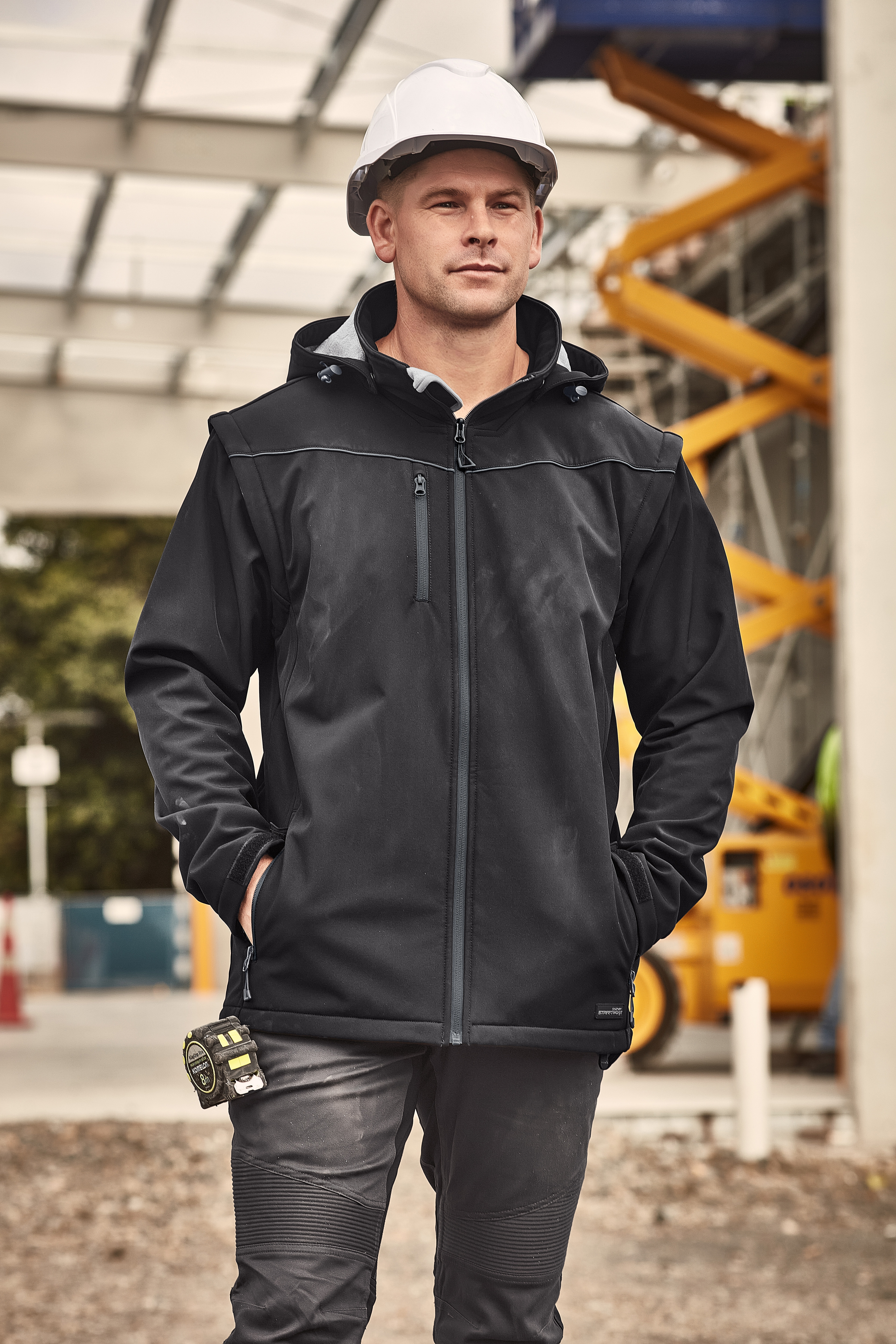 Syzmik Unisex Streetworx 2 In 1 Stretch Softshell Jacket