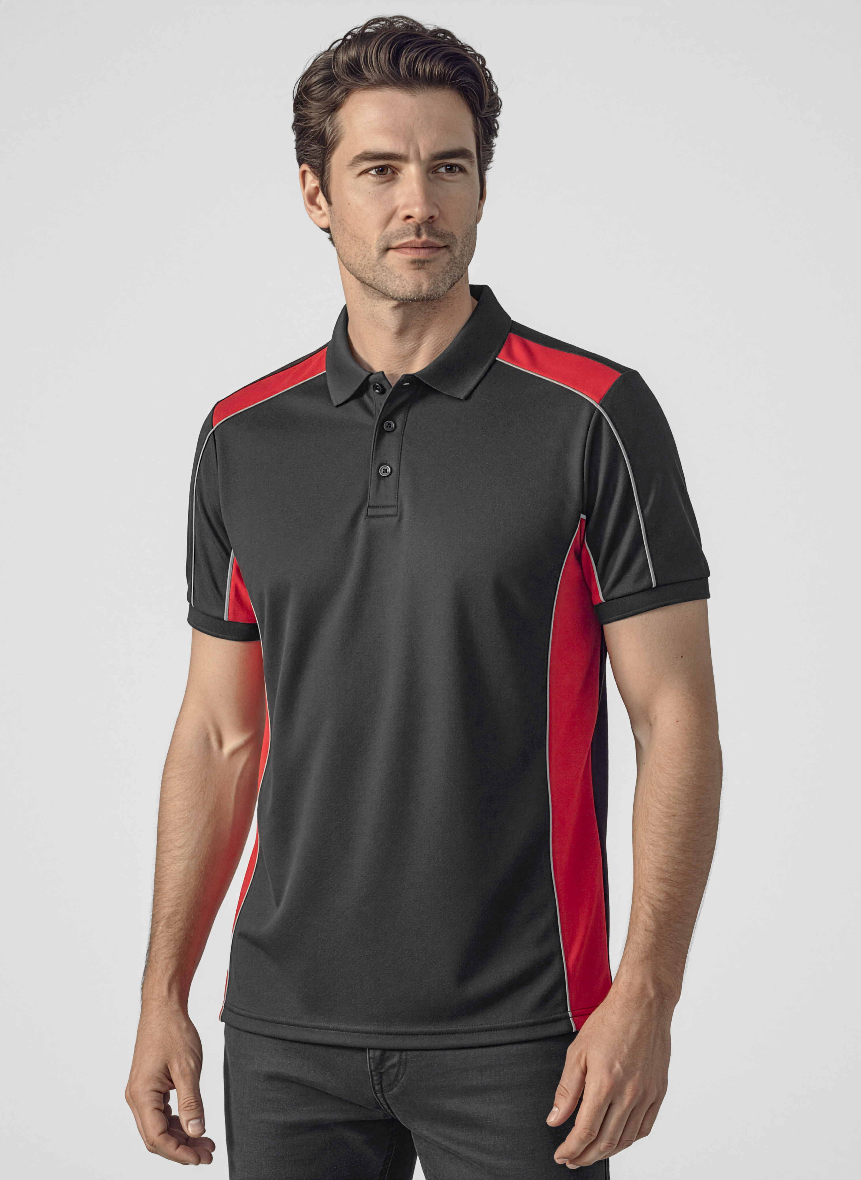 Grid Unisex Moto Pique S/S Polo