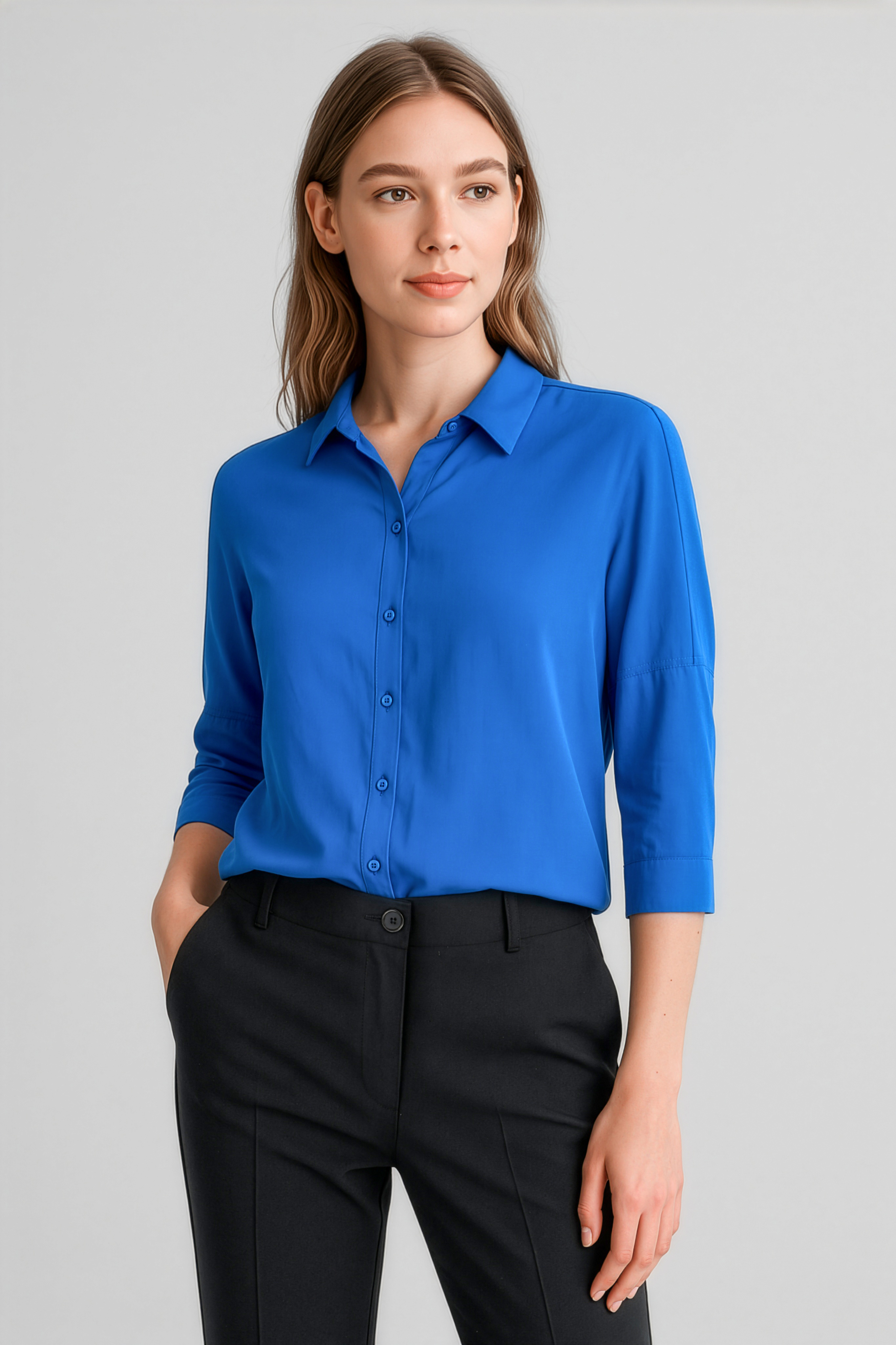 Dahlia 3/4 Sleeve Tunic Blouse