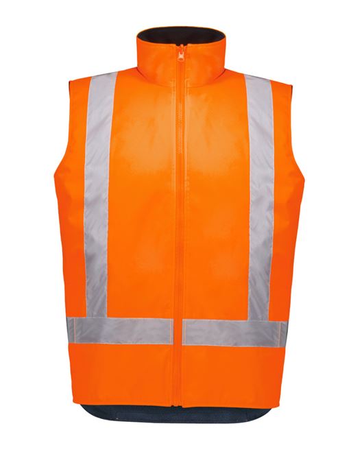Unisex Hi Vis Waterproof Reversible Vest