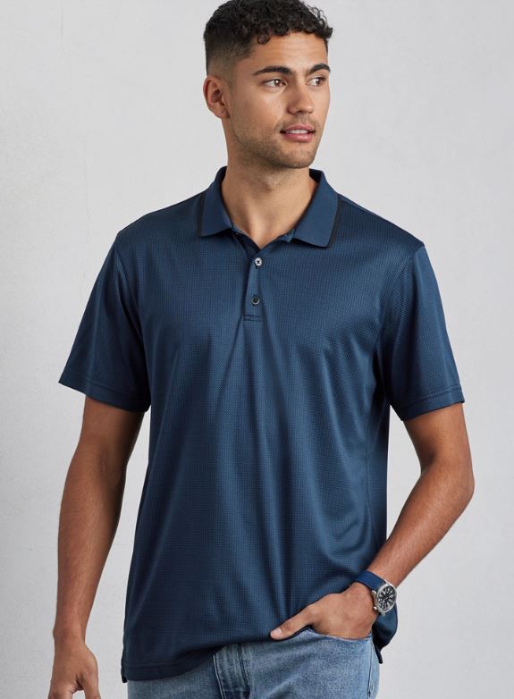 Echo Mens Houndstooth Polo